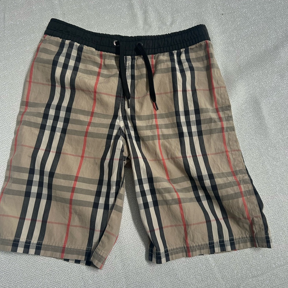 6y Burberry swim trunks